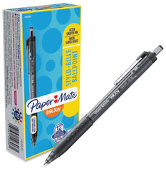 PEN PM INKJOY 300RT 1.0MM BLACK PACK OF 12