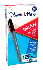 PEN PM INKJOY 100ST 1.0MM BLACK PACK OF 12
