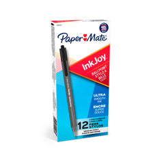 PEN PM INKJOY 100RT 1.0MM BLACK PACK OF 12