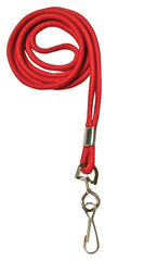 LANYARD STANDARD SWIVEL HK RED 1/EA