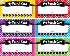 CARDS POLKA DOTS PUNCH PK60