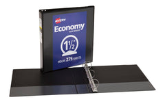 BINDER VIEW ECONOMY AVERY 1.5 IN ROUND RING BLACK