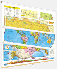 MAP NYSTROM NEBRASKA/ US/WORLD COMBO