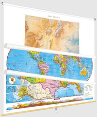 MAP NYSTROM NEW MEXICO/ US/WORLD COMBO