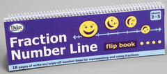 FLIP BOOK FRACTION NUMBER LINE