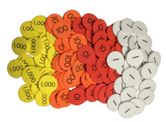 SENSATIONAL MATH PLACE VALUE DISCS 4-VALUE WHOLE NUMBER PACK OF 100