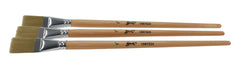 BRUSH NYLON 1 IN GOLD LH - SAX PACK OF 3