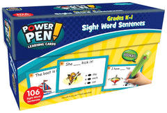 POWER PEN - SIGHT WORD SENTENCES LEARNING CARDS