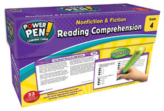POWER PEN - READING COMPREHENSION LEARNING CARDS GR. 4
