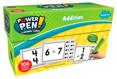 POWER PEN - MATH LEARNING CARDS - ADDITION GR. K-2