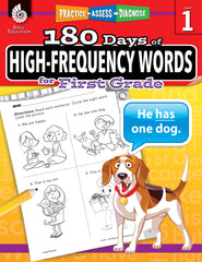 WORKBOOK 180 DAYS OF HIGH FREQUENCY WORD PHRASES FOR FIRST GRADE