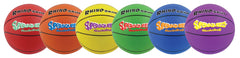 BALL - BASKETBALL - RHINO SKIN SUPER SQUEEZE - 6 COLOR SET