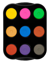 PAINT TEMPERA CAKES RICHESON MINI ASST SECONDARY TRAY SET OF 9