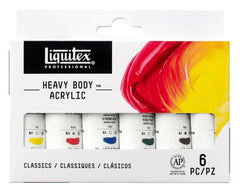 PAINT ACRYLIC HB LIQUITEX ASST COLORS 0.74 OZ PRIMARY SET OF 6