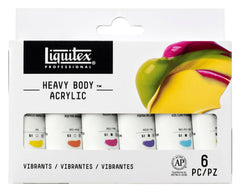 PAINT ACRYLIC HB LIQUITEX ASST VIBRANT COLORS 0.74 OZ SET OF 6