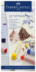 PASTEL SOFT FABER-CASTELL CREATIVE STUDIO FULL STICK SET OF 12
