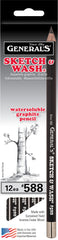 PENCILS DRAWING WASH GENERALS SKETCH WASH PACK OF 12