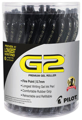 PEN PILOT G2 RT 0.7MM BLACK PACK OF 36