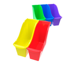 BOOK BINS - INTERLOCKING SMALL ASSORTED SET OF 30