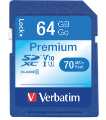 CARD MEMORY SDXC 64 GB VERBATIM VER44024