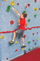 MAGNA TRAVERSE WALL 8X4 FT PACKAGE 2 IN MAT-LOCKING SYSTEM RED