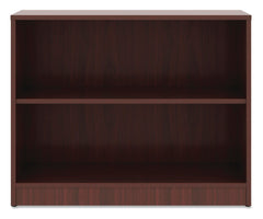 BOOKCASE - 2 SHELF - MAHOGANY
