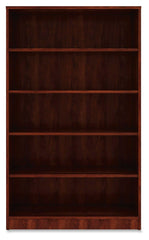 BOOKCASE - 5 SHELF - CHERRY