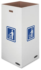 RECYCLING - BANKERS BOX WASTE AND RECYCLING BIN - 18 W X 18 D X 36 H IN - 50 GALLON CAPACITY - PACK OF 10