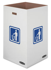 RECYCLING - BANKERS BOX WASTE AND RECYCLING BIN - 18 W X 18 D X 18 H IN - 42 GALLON CAPACITY - PACK OF 10
