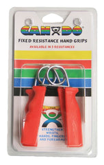 CANDO ERGONOMIC HAND GRIP- RED- LIGHT - 6 LB - SET OF 2