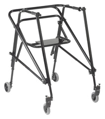 NIMBO LIGHTWEIGHT GAIT TRAINER WITH SEAT - X-LARGE - EMPEROR BLACK