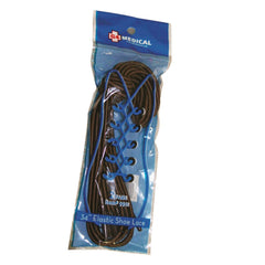 SHOE LACES ELASTIC BROWN PACK OF 4 EACH