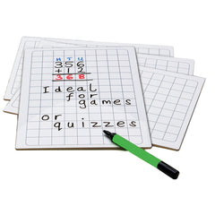 Drywipe Board A4 Ridged Pk 10