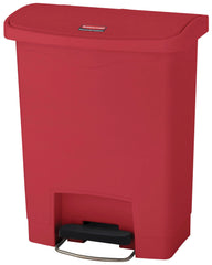 RECEPTACLE - RUBBERMAID COMMERCIAL -SLIM JIM STEP-ON CONTAINER - 8 GALLON CAPACITY - 10-2/3 W X 21 H IN - EACH