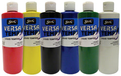 PAINT TEMPERA HB SAX VERSATEMP PINT ASST COLORS SET OF 6