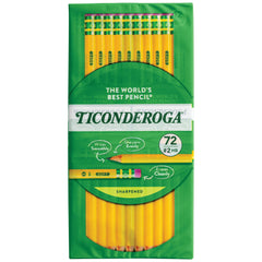 PENCIL PRESHARPENED TICONDEROGA #2 PACK OF 72