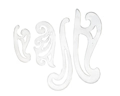 TEMPLATE FRENCH CURVES WESTCOTT SET OF 4