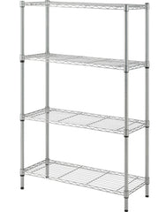 SHELVING LIGHT 4 TIER SILVER