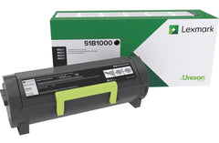 CARTRIDGE INK TONER LEXMARK LEX51B1000 BLACK