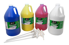 PAINT TEMPERA WASH HB SAX VERSATEMP GALLON KIT WITH PUMPS SET OF 4