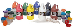 PAINT TEMPERA HB SAX VERSATEMP PREMIUM GALLON KIT WITH PUMPS SET OF 8