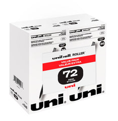 PEN UNI-BALL ROLLER 0.5 MM BLACK PACK OF 72