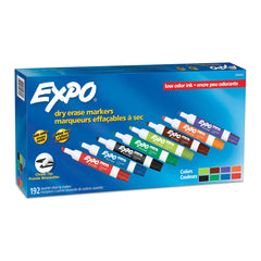MARKER DRY ERASE EXPO LOW ODOR ASST CHISEL SET OF 192