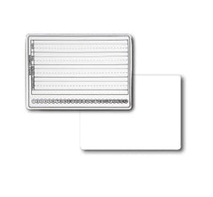 DRY ERASE BASIC SKILLS DUAL SIDED BOARD 9X12 PACK OF 24