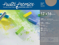 PAPER SANDED PASTEL PREMIER 12X16 IN ITALIAN CLAY MED GRIT 6 SHTS