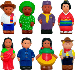 AROUND THE WORLD FIGURES 5 INCH - SET OF 8