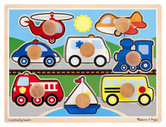 VEHICLES JUMBO KNOB PUZZLE