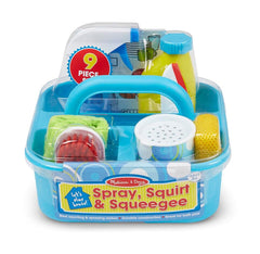 LETS PLAY HOUSE SPRAY SQUIRT AND SQUEEGEE - SET OF 9