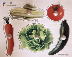 LARGE KNOB PUZZLE - VEGETABLES