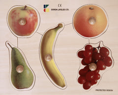 LARGE KNOB PUZZLE - FRUITS